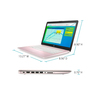 HP Stream 14 Pink-CB172WM,Intel Celeron,4GB RAM,64GB eMMC,Intel UHD Graphics,14.0" HD LED,Windows 10,English Keyboard