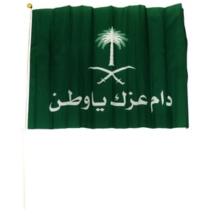 علم يد المملكة العربية السعودية 30×45 سم