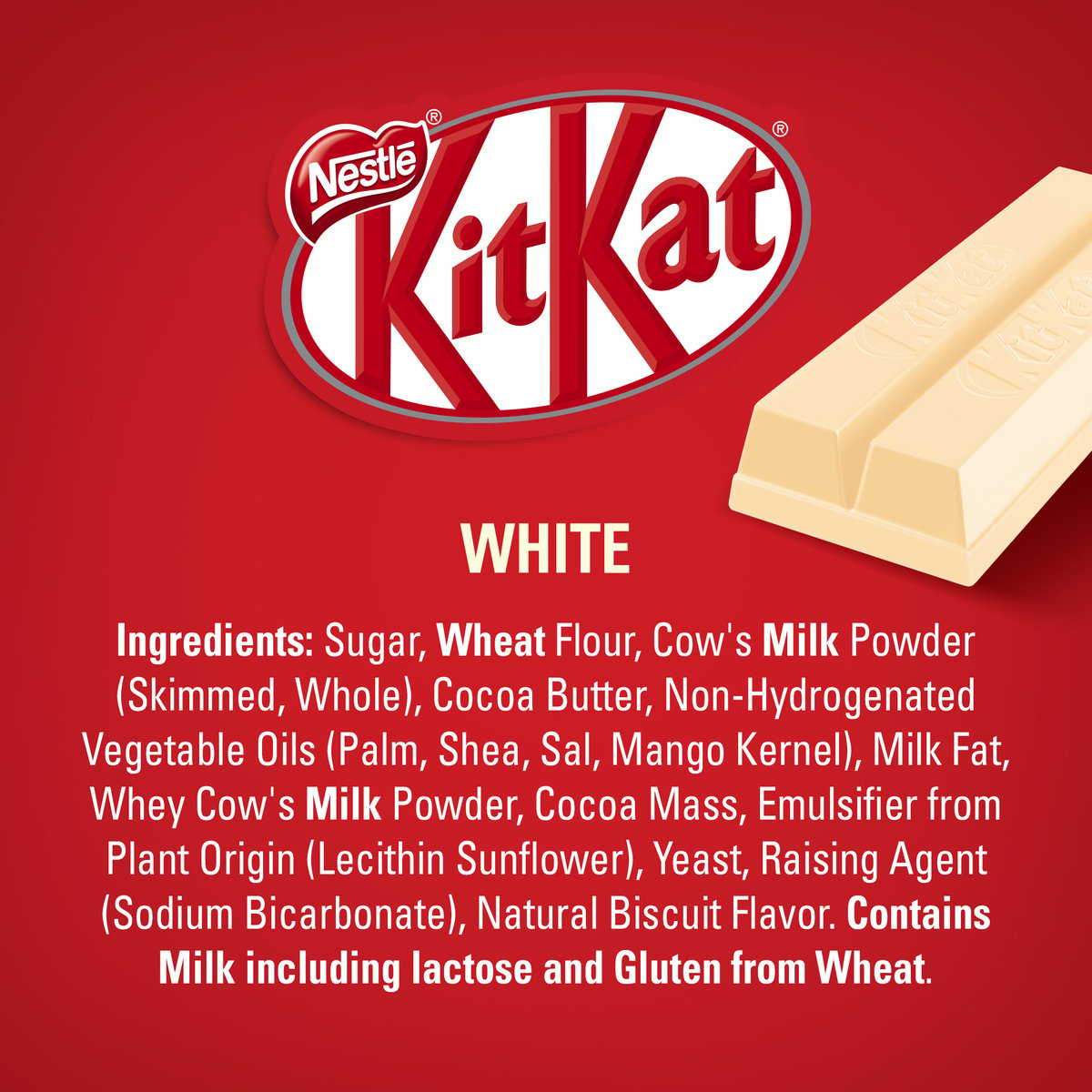 Nestle KitKat 4 Finger White Chocolate Bar 41.5 g