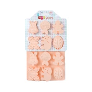 My Silicone Cavities Cookie Mould 12cup 19.5x34x4cm Colour May Very