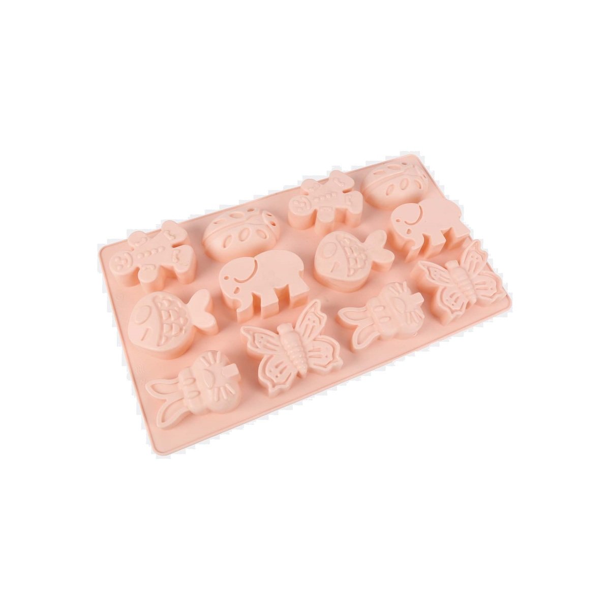 My Silicone Cavities Cookie Mould 12cup 19.5x34x4cm Colour May Very