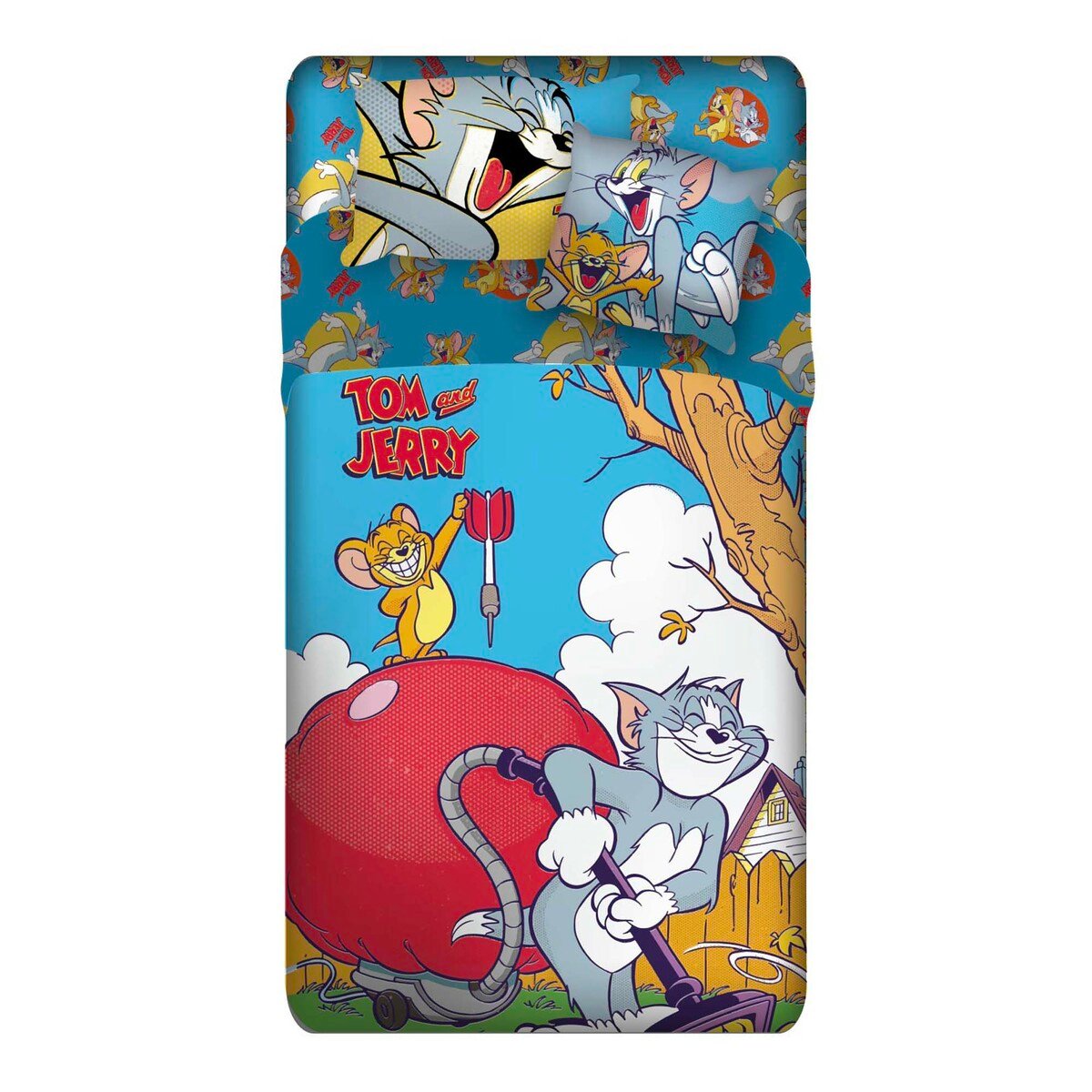 Tom & Jerry Kids Comforter 4pcs Set 160x240cm HM-TJ1 Online at Best Price |  Comforters | Lulu KSA