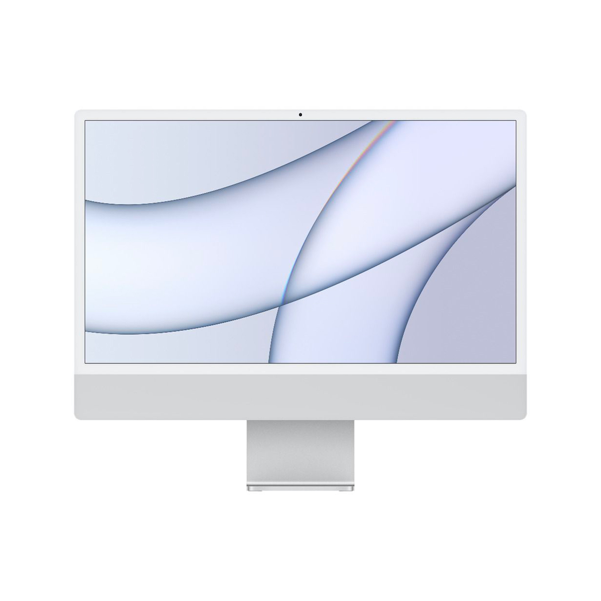 Apple 24-inch iMac with Retina 4.5K display: Apple M1 chip with 8‑core CPU and 7‑core GPU,256GB-Silver (MGTF3A/A) English Keyboard