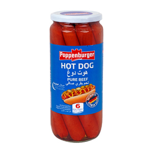 Poppenburger Hot Dog Pure Beef 550g
