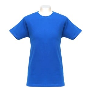 Cortigiani Boys Basic T-Shirt Short Sleeve Round Neck Royal Blue 2Y