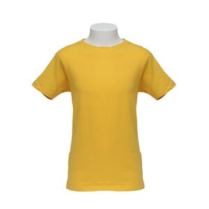 Cortigiani Boys Basic T-Shirt Short Sleeve Round Neck Yellow 2Y