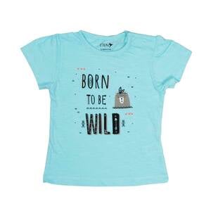 Eten Infant Girls Graphic T-Shirt Short Sleeve Mint 6M