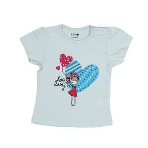 Eten Infant Girls Graphic T-Shirt Short Sleeve Ice Castle 6M