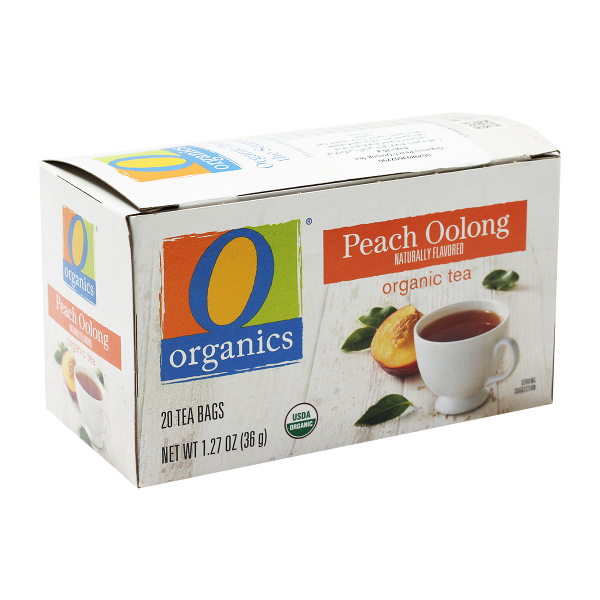 أورجانيكس شاي الخوخ وعشبة الأولونغ 20 كيس شاي