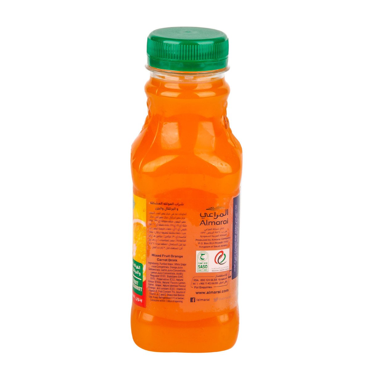 المراعي عصير الفواكة المشكلة والبرتقال والجزر 300 مل
