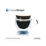 Crystal Drops Double Wall Glass Mug + With Lid 250ml