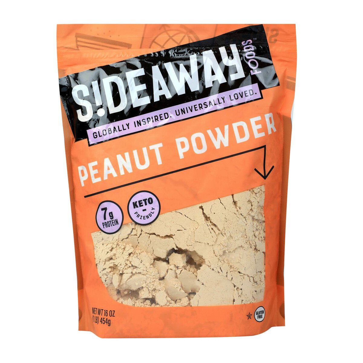 Buy Sideaway Foods Peanut Powder 454 g Online at Best Price | Flour | Lulu UAE in UAE