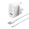 Belkin Home Charger +  Lightning cable 12W WCA002