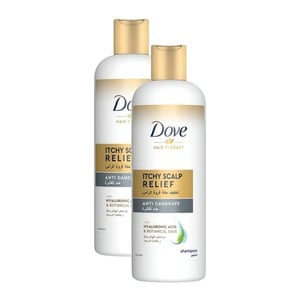 Dove Shampoo Itchy Scalp Relief Anti-Dandruff 2 x 400ml