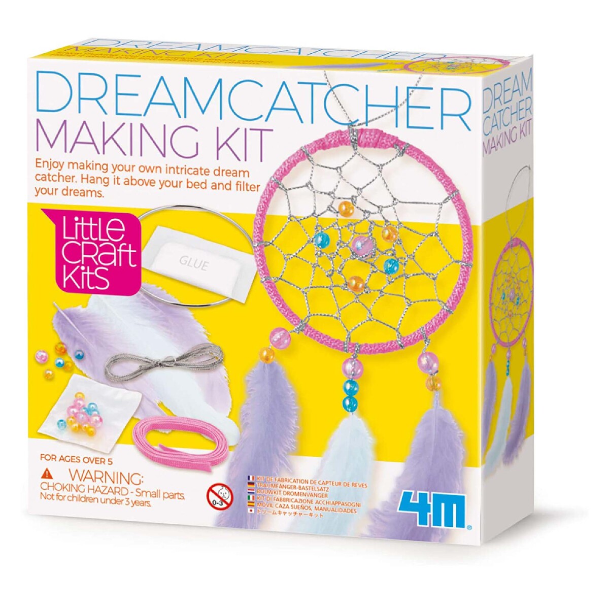4M Little Craft Dream Catcher Making Kit, Multi Colour Kit 48604763