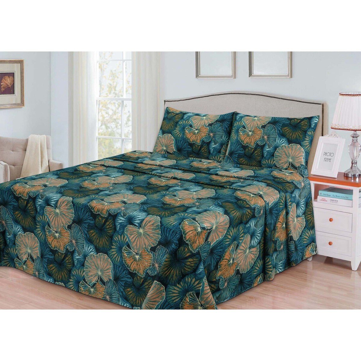 Maple Leaf Bed Sheet 250x270cm Assorted