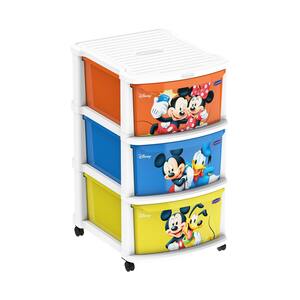 Mickey Mouse Storage Cabinet 3-IFDIMFBST544, Assorted
