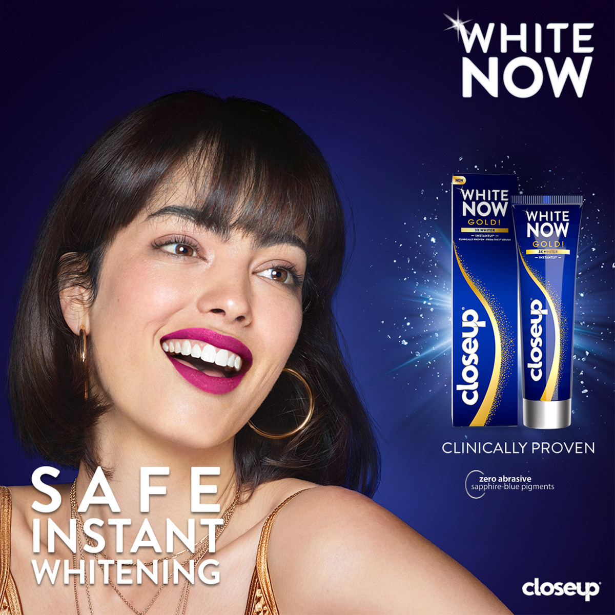Close Up Whlite Now Instant Whitening Toothpaste Forever White 75ml