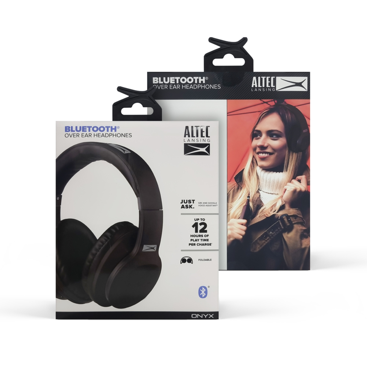 Altec Lansing Bluetooth Over Ear HeadPhone MZX301 Black