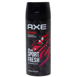 Axe Deodorant Body Spray Recharge Arctic Mint And Cooling Spices 150ml