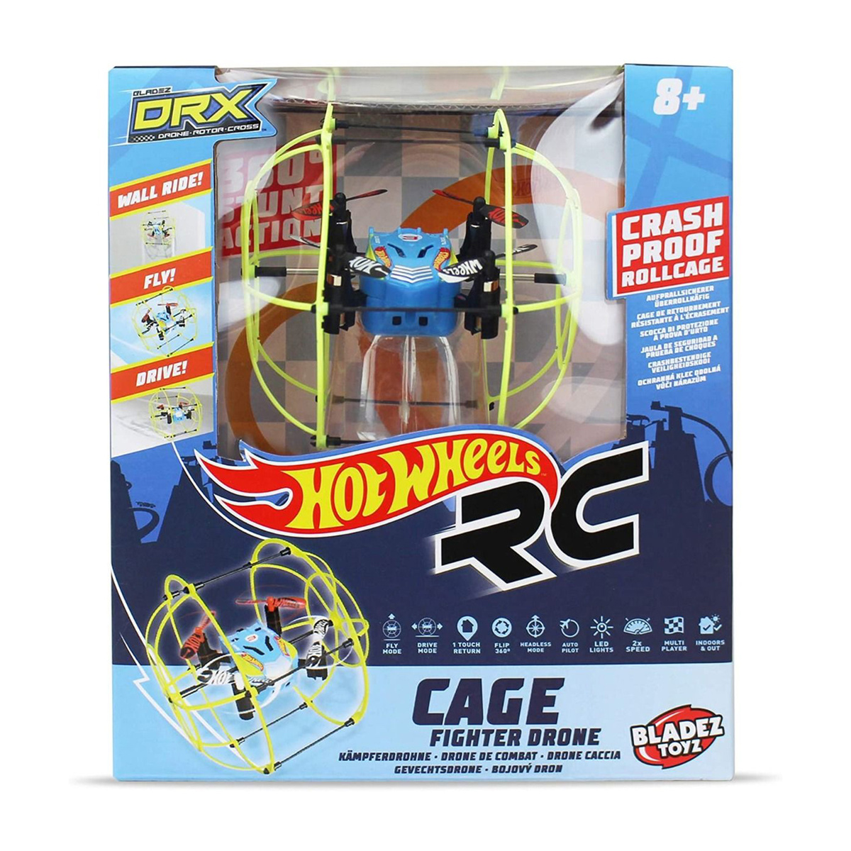 Hot Wheels Remote Control Cage Fighter Drone BTHW-C01