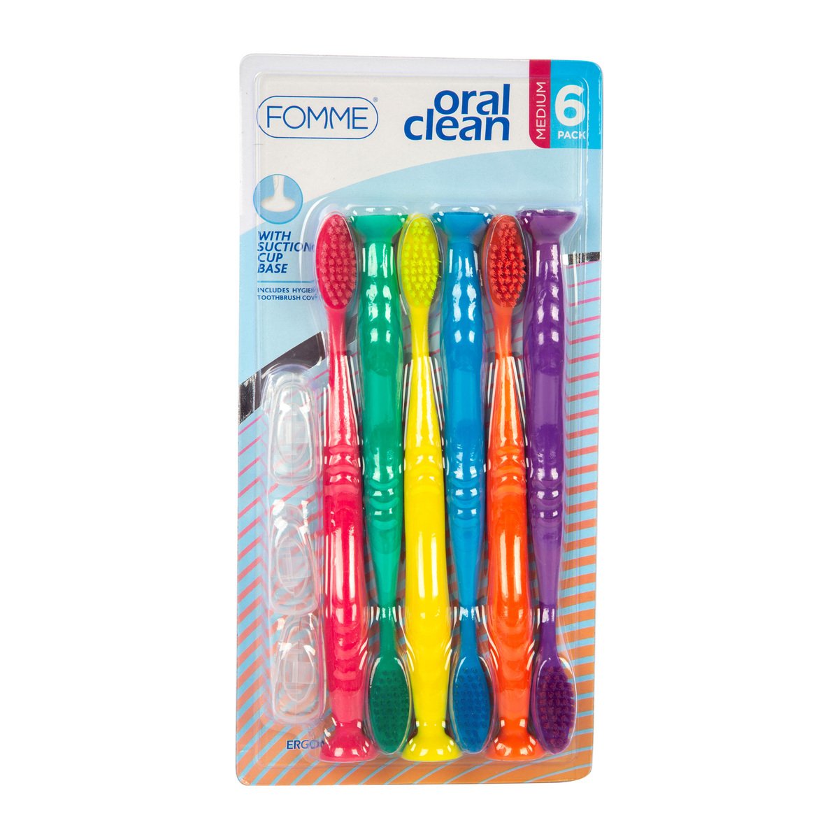 Fomme Oral Clean Medium Toothbrush 6 pcs