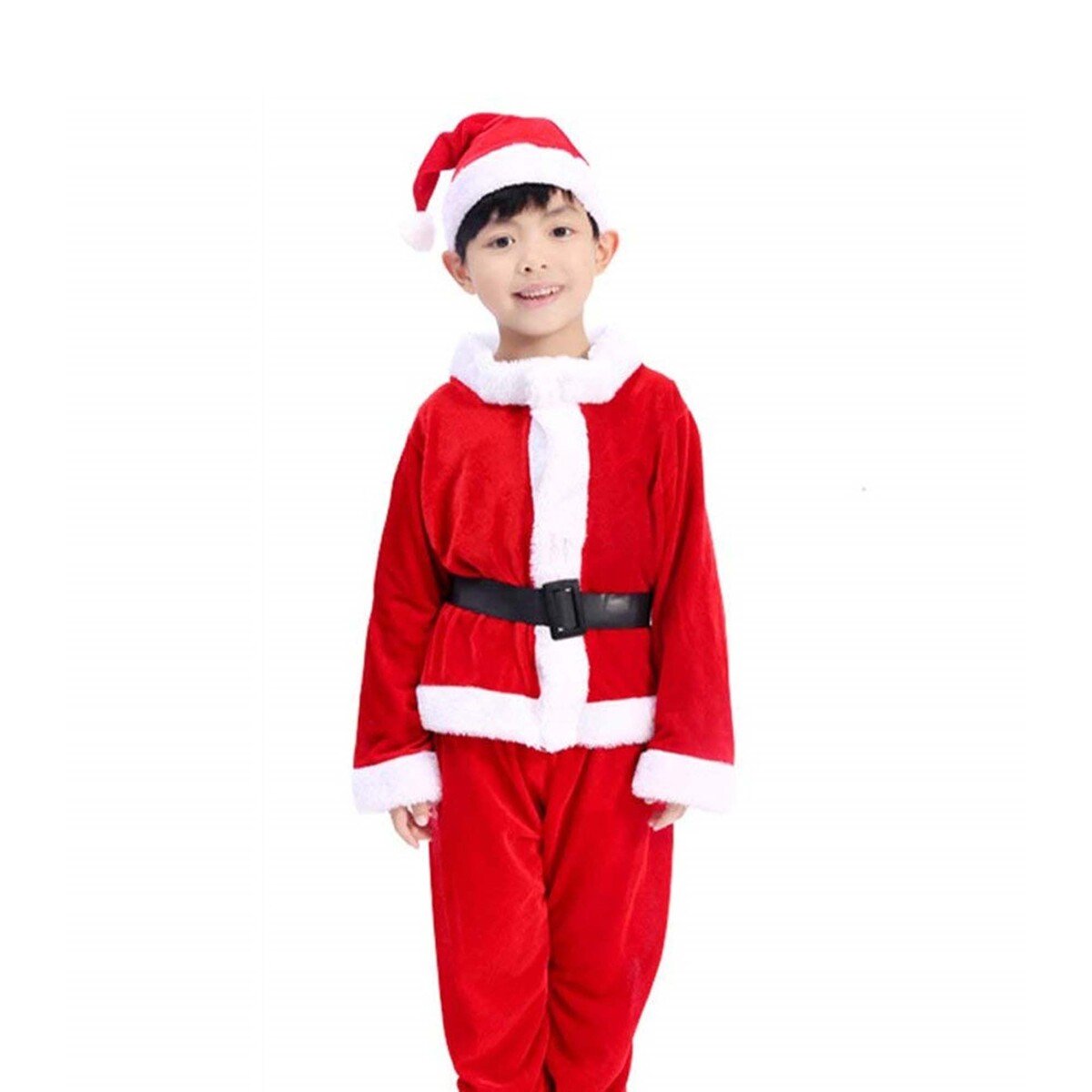Party Fusion X'mas Boys Santa Costume 4-6 Year Old Kids B-2 4s