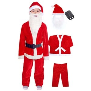 Party Fusion X'mas Boys Santa Costume 10-13 Year Old Kids A-4 5s