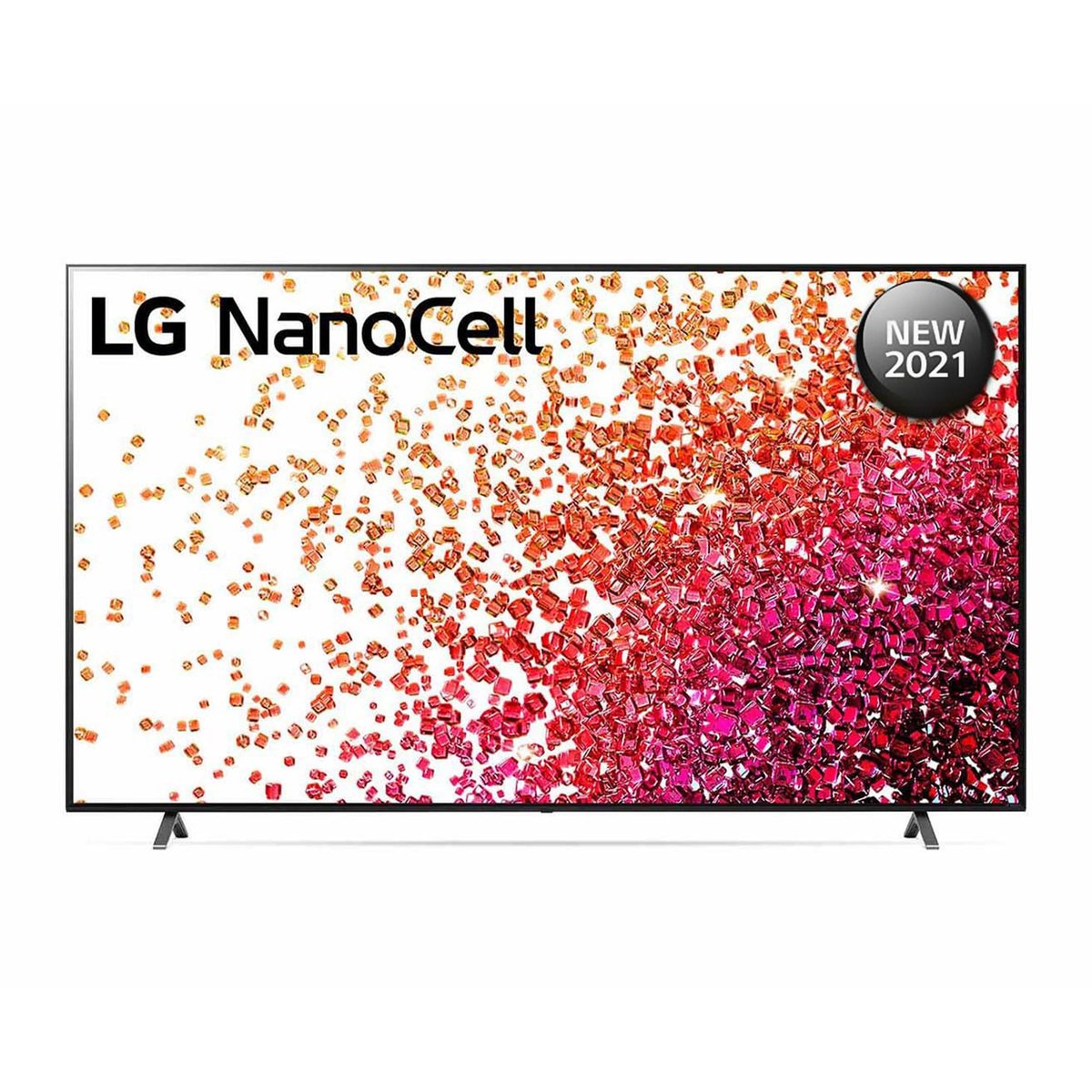 LG NanoCell TV 75 Inch NANO75 Series Cinema Screen Design, New 2021, 4K Active HDR webOS Smart with ThinQ AI