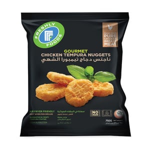 اشتري قم بشراء Freshly Foods Gourmet Chicken Tempura Nuggets 750 g Online at Best Price من الموقع - من لولو هايبر ماركت Nuggets في الامارات