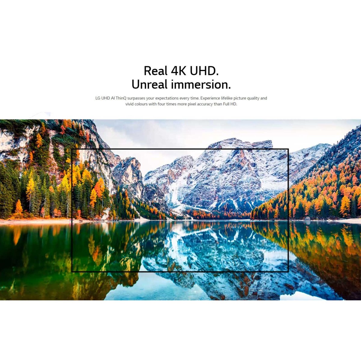 LG UHD 4K TV 75 Inch New 2021, UP80 Series Cinema Screen Design 4K Active HDR webOS Smart with ThinQ AI 75UP8050PVB