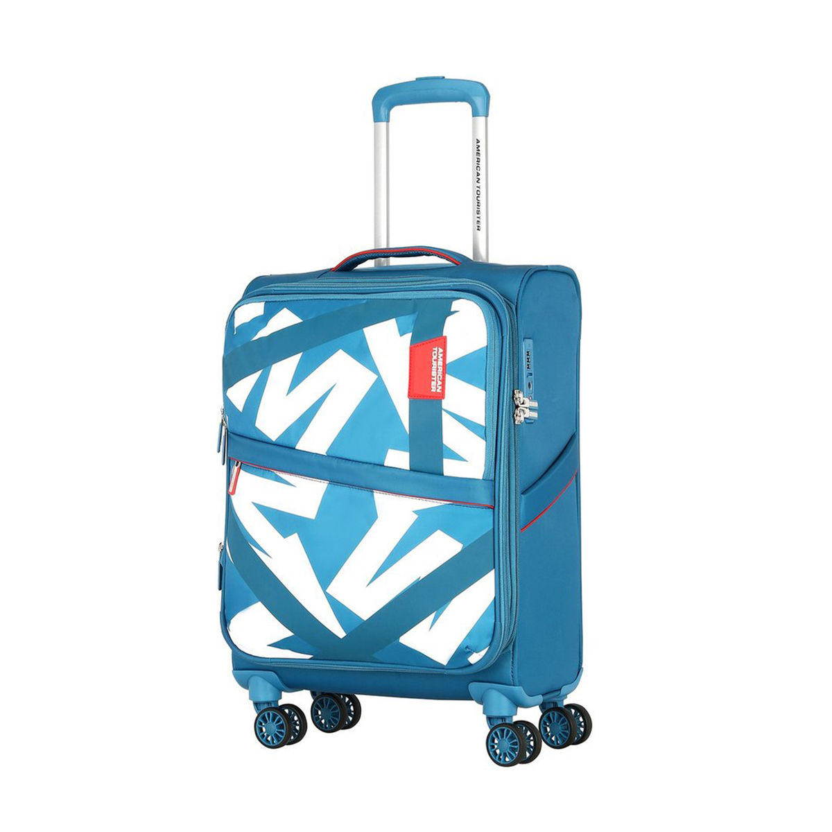 American Tourister Epsilon 4 Wheel Soft Trolley, 70 cm, Swedish Blue