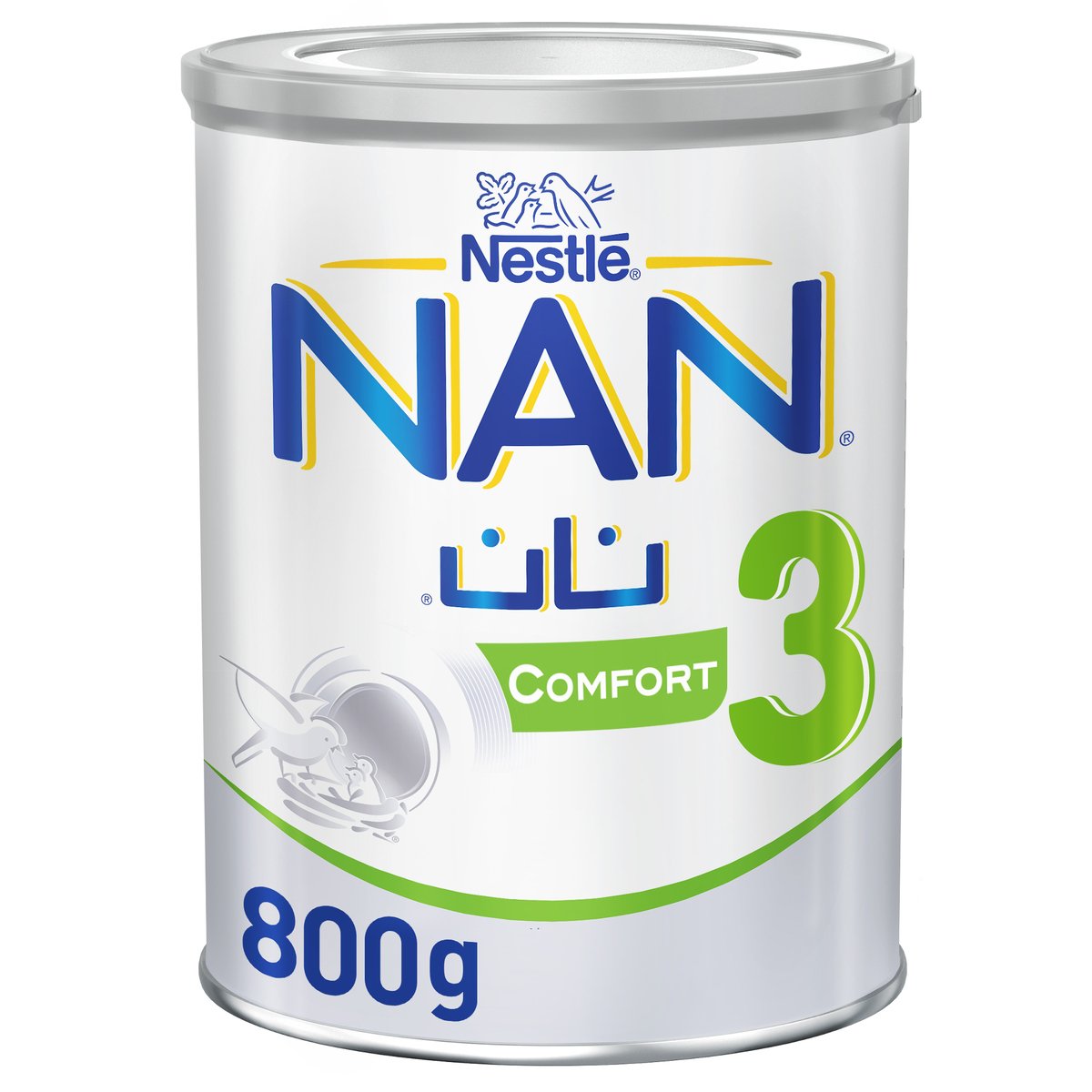 Buy Nestle NAN Comfort Stage 3 Growing Up Formula From 1-3yr 800 g Online at Best Price | Baby milk powders & formula | Lulu Kuwait in Kuwait