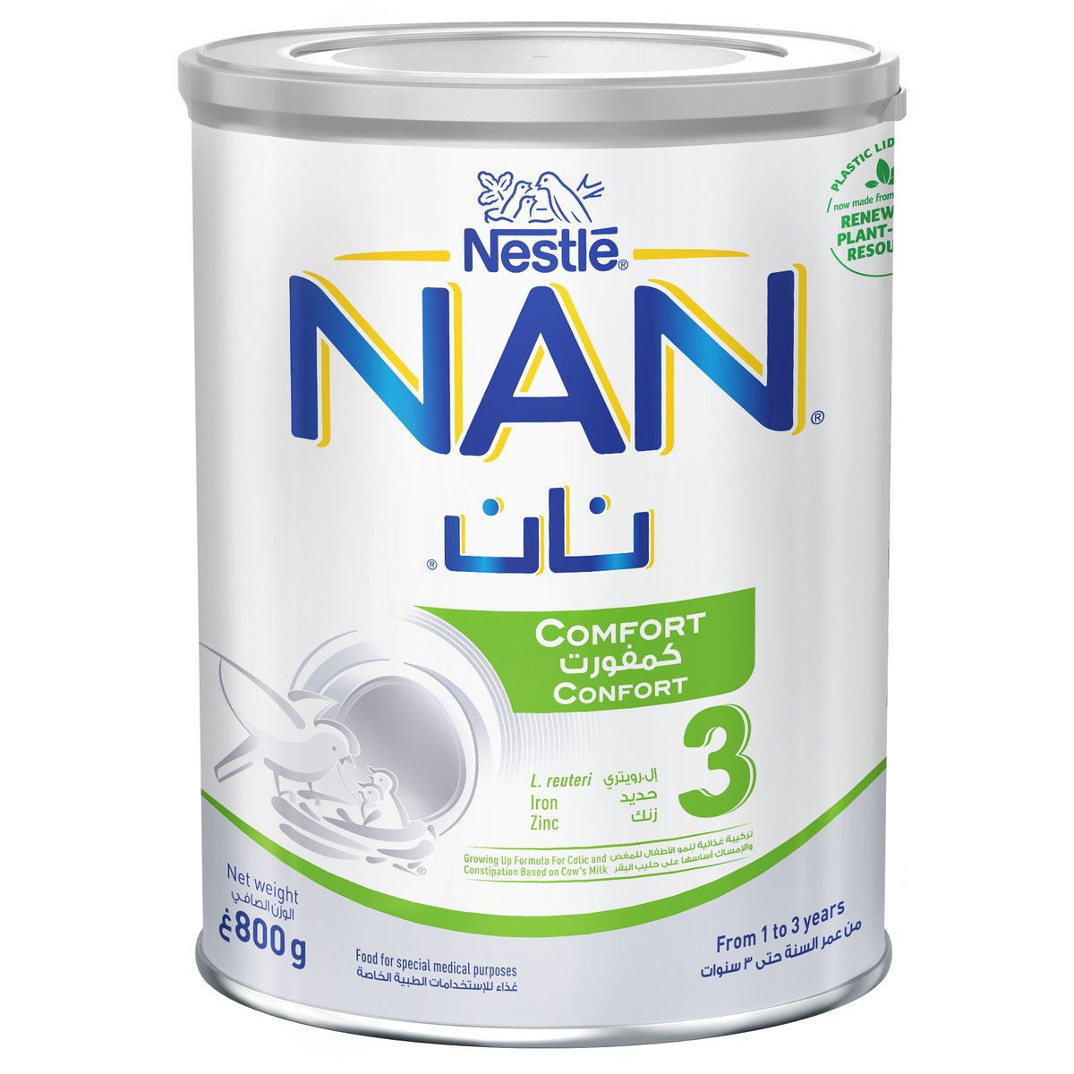 Nestle NAN Comfort Stage 3 Growing Up Formula From 1-3yr 800 g