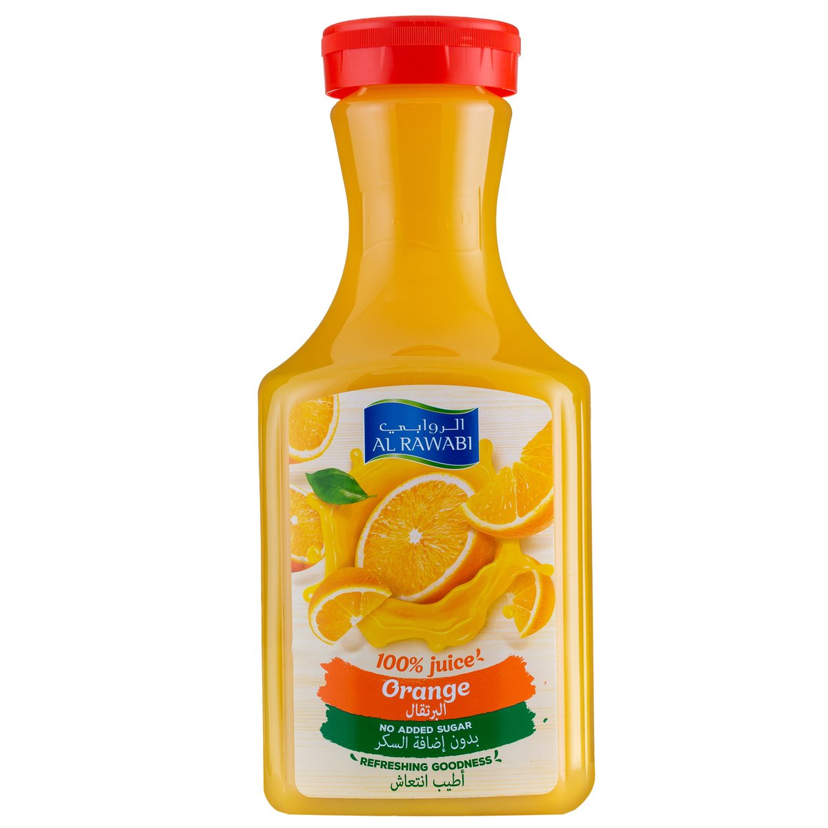 Al Rawabi Orange Juice No Added Sugar 1.5 Litres