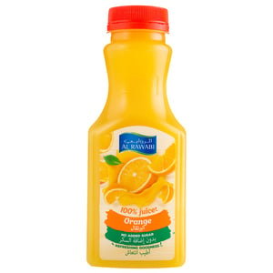 Buy Al Rawabi Orange Juice No Added Sugar 350 ml Online at Best Price | Sugar Free | Lulu UAE in UAE