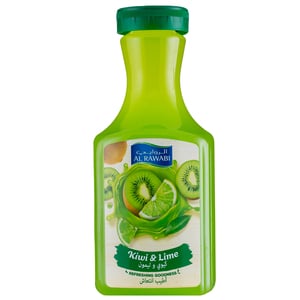 Al Rawabi Kiwi & Lime Juice No Added Sugar 1.5Litre