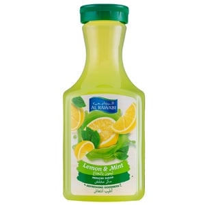 Buy Al Rawabi Lemon & Mint Juice No Added Sugar 1.5 Litres Online at Best Price | Sugar Free | Lulu UAE in UAE