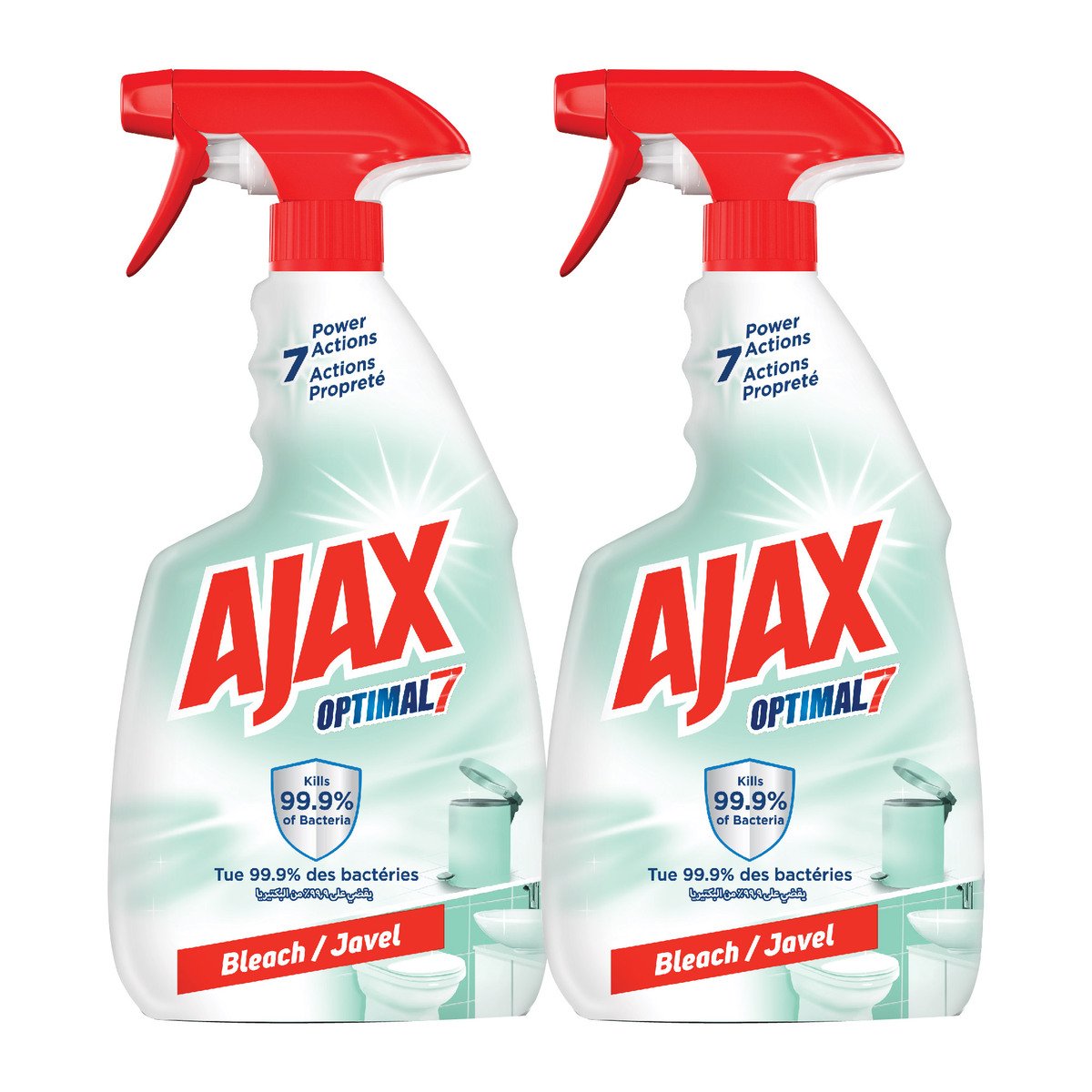 Ajax Optimal 7 Bleach Spray 2 x 500ml