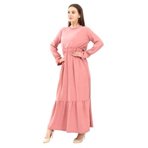Debackers Women's Long Dress 1841159-Peach Small