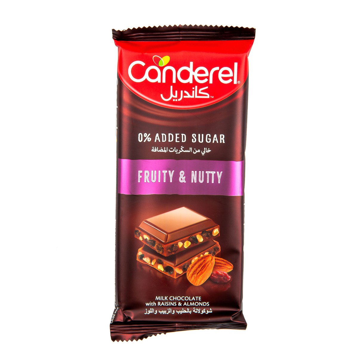 Canderel Milk Chocolate Fruity & Nutty 100 g