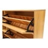 Maple Leaf Shoe Cabinet Wooden 909. Size:115x30x145 Cms(HxWxL)