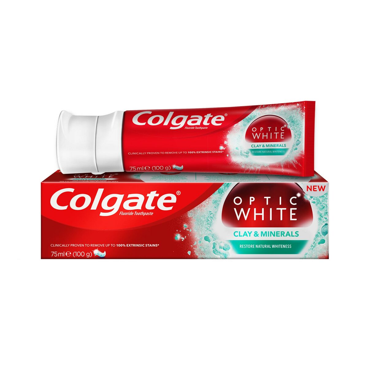 Colgate Toothpaste Optic White Clay & Minerals 75 ml