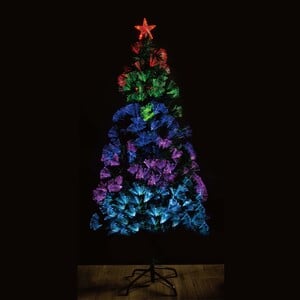 Party Fusion PVC X'mas Tree With LED Light NWM1610-1 120cm Assorted