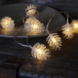 Party Fusion Battery Operated Pine Cone LED Light 20's A181622