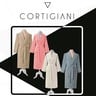 Cortigiani Cotton Bathrobe Solid Colors BGNL Assorted Per pc