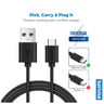 Philips USB-A to Micro USB Cable Black 1.2m -DLC3104U/00