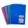Maxi wire-o-colored polypropylene notebook, A5 Size, 80 sheets, MX-EXNB-A5