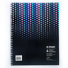 Maxi Spiral Hard Cover 4 Subject Notebook, 11 inch X 8.5 inch, 160 Sheets, Assorted Colours, MX-11-HCSUB4