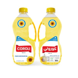 Coroli Pure Sunflower Oil 2 x 1.5Litre